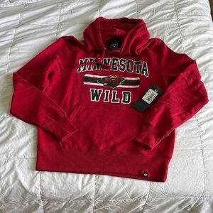 47 Red Minnesota Wild Hoodie